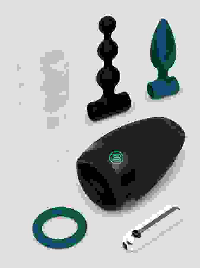 Lovehoney Power Squad Male Sex Toy Kit (6 Piece), Black, hi-res